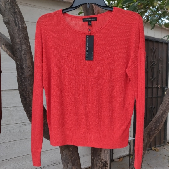 Banana republic women's Linen-blend sweater - Picture 2 of 7